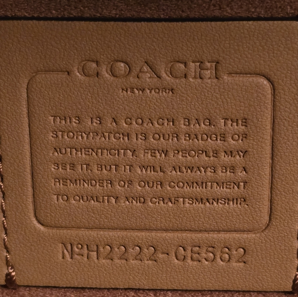 Coach Choulder Bag, Black With 2 Straps - Picture 2 of 16